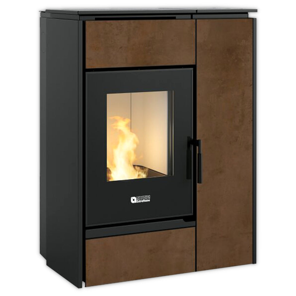 Extraflame Hybridofen | MARGARET GRES | 10 kW | Braun