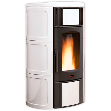 Extraflame belüfteter Pelletofen ISIDE IDRO 5.0 Weiss | Klimaworld.com