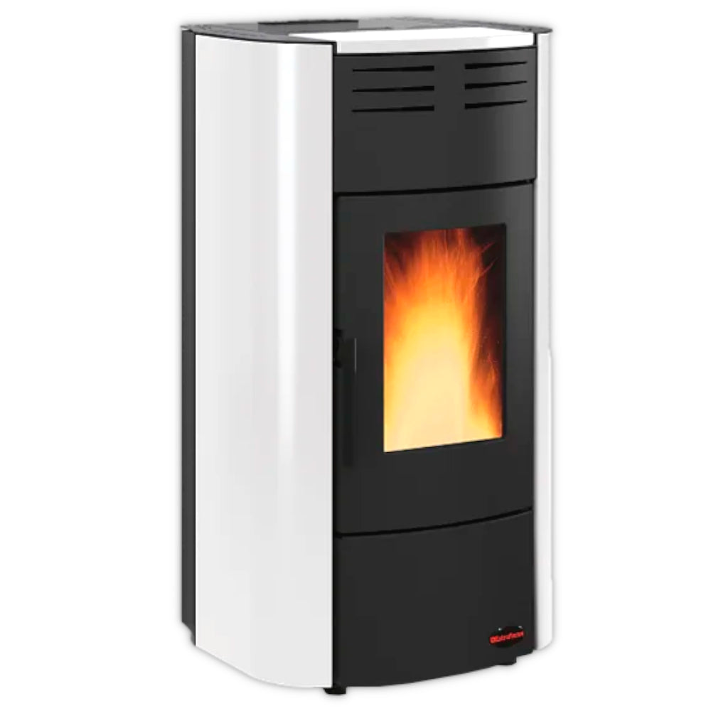 Extraflame belüfteter Pelletofen RAFFAELLA IDRO H15 5.0 Weiss | Klimaworld.com