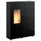 Extraflame belüfteter Pelletofen | SHARON PLUS CRYSTAL | 10 kW | schwarz