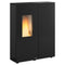 Extraflame belüfteter Pelletofen | SHARON PLUS STEEL | 10 kW | schwarz