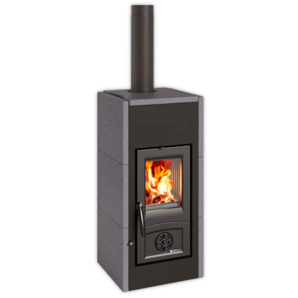 La Nordica ASIA 5.0 Kaminofen mit Vulkanstein und sichtbarem Flammenspiel | Klimaworld.com