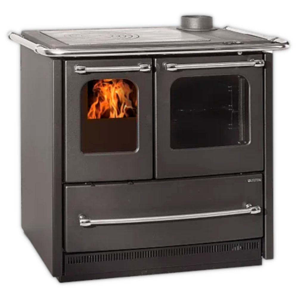 La Nordica Holzherd SOVRANA EASY EVO 2.0 Anthrazit | Klimaworld.com