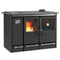 La Nordica wasserführender Holzofen | SIERRA | 15,4 kW | Anthrazit-Schwarz