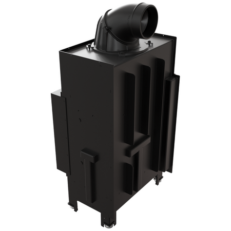 Kratki Kamineinsatz Floki | Eckscheibe links | 8 kW | klimaworlv.com