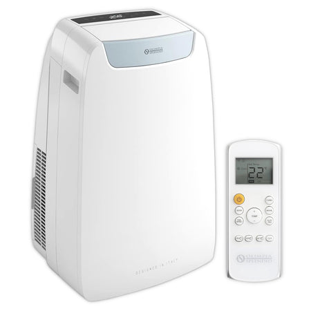OLIMPIA SPLENDID mobile Klimaanlage DOLCECLIMA AIR PRO A++, Abbildung mit Fernbedienung | klimaworld.com