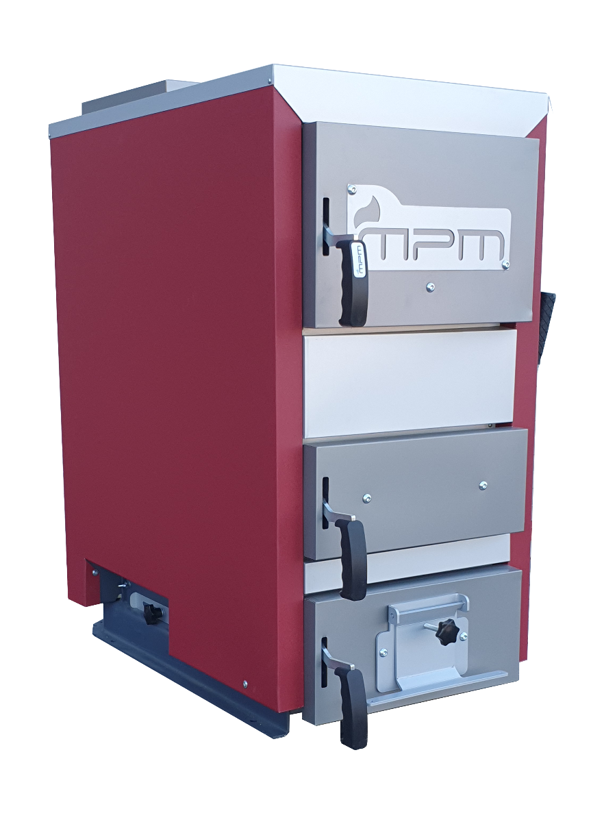 Festbrennstoffkessel  MPM 10 mit Feuerzugsregler | 10 kW