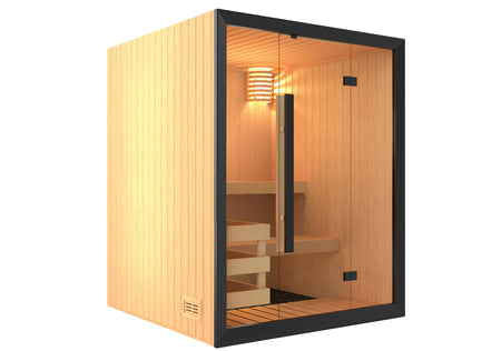 Sentiotec Sauna Set Onni mit Saunaofen Viking Combi und Steuerung K3-Next | klimaworld.com