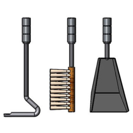 TermaTech | Kaminbesteck für Kaminöfen TT20/TT21/TT23/TT30