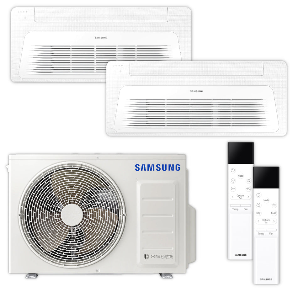 SAMSUNG | Deckenkassetten-Set WindFree | 2,6 kW + 3,5 kW