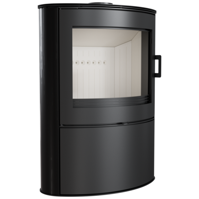 Kratki Kaminofen Koza AB S/2/KAFEL/CZARNA | Keramik schwarz | 10 kW ➔ klimaworlv.com