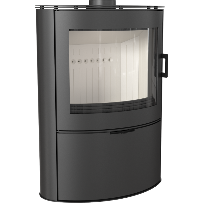 Kratki Kaminofen Koza AB S/2 | gebogene Scheibe | 10 kW | KOZA/AB/S/2 ➔ klimaworlv.com
