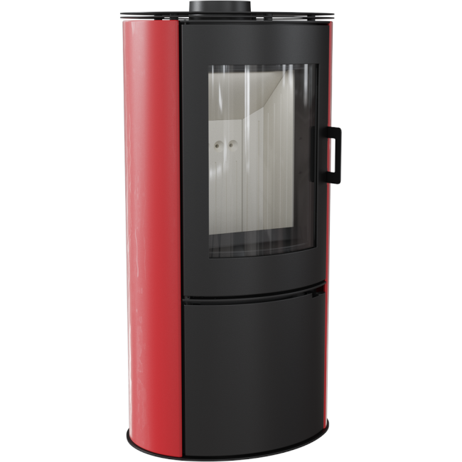Kratki Kaminofen Koza AB S/DR/KAFEL/CZERWONY | Keramik rot | 8 kW ➔ klimaworlv.com