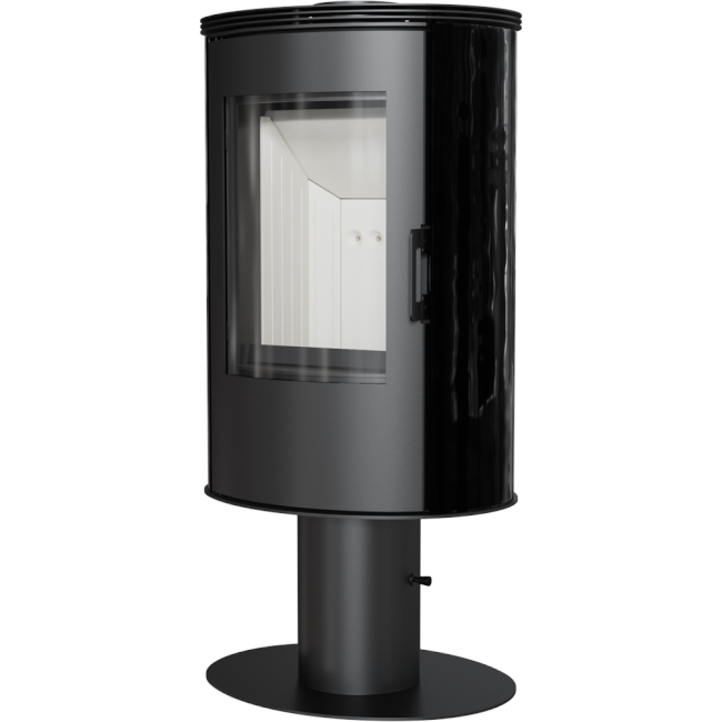 Kratki Kaminofen Koza AB S/N/DR/KAFEL/CZARNY | Keramik schwarz | 8 kW 