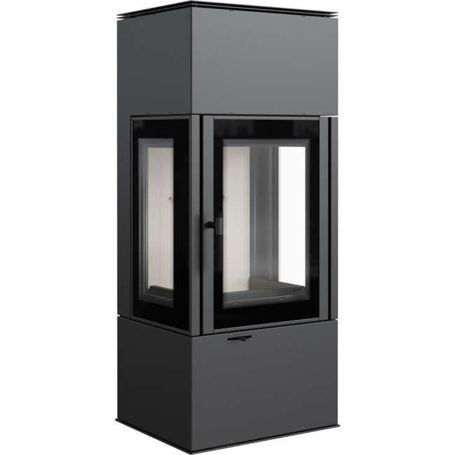 Kratki Kaminofen Thor 8 | Eckkamin - 3-seitig | 8 kW | THOR/VIEW ➔ klimaworlv.com