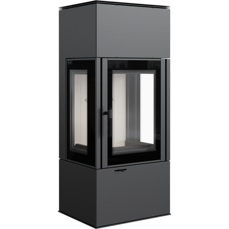 Kratki Kaminofen Thor 8 | Eckkamin - 3-seitig | 8 kW | THOR/VIEW ➔ klimaworlv.com