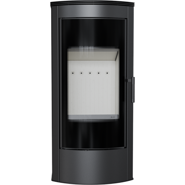 Kratki Kaminofen Koza Titan G/R | Panoramascheibe gebogen | 11 kW ➔ klimaworlv.com
