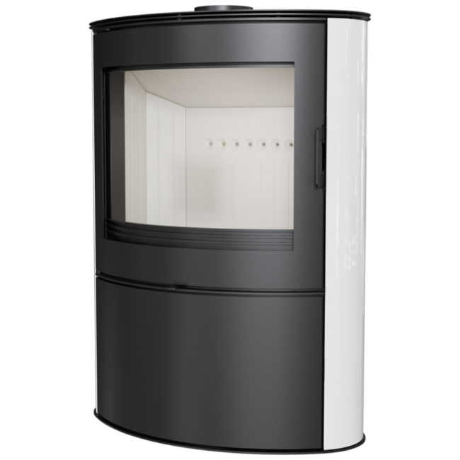 Kratki Kaminofen Koza AB S/2/KAFEL/BIALA | Keramik weiß | 10 kW
klimaworlv.com