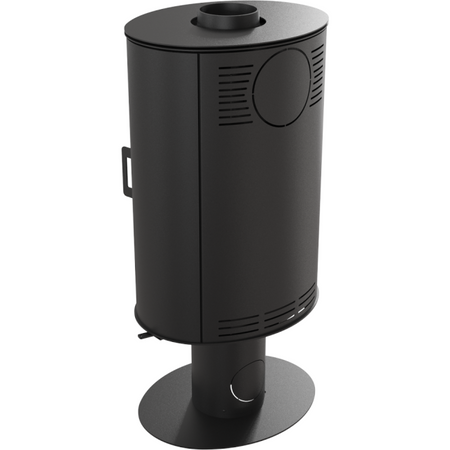 Kratki Kaminofen Koza AB S/N/DR/GLASS | mit Standfuß | Dekoglas | 8 kW 
klimaworld.com
