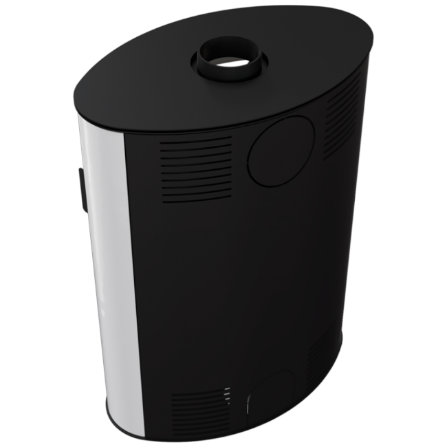 Kratki Kaminofen Koza AB S/2/KAFEL/BIALA | Keramik weiß | 10 kW
klimaworlv.com