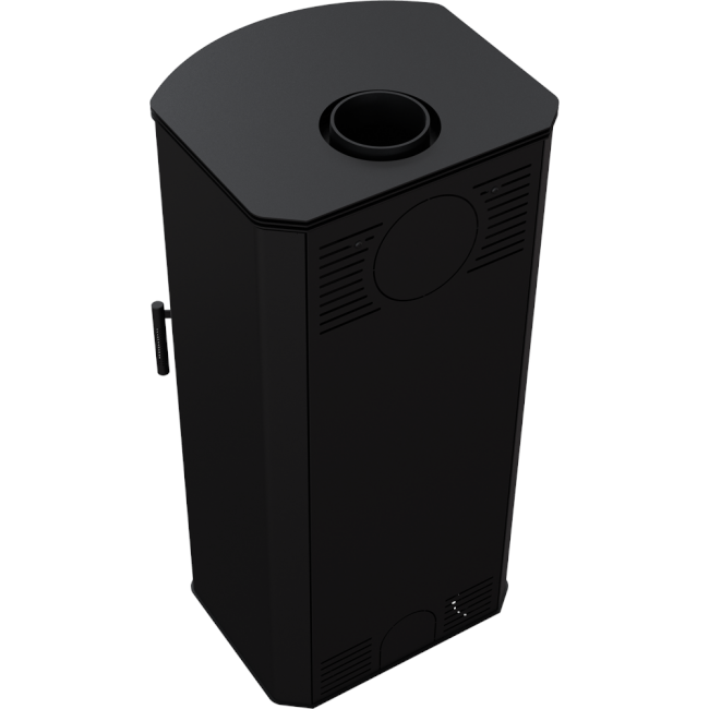 Kratki Kaminofen Koza Titan G/R | Panoramascheibe gebogen | 11 kW