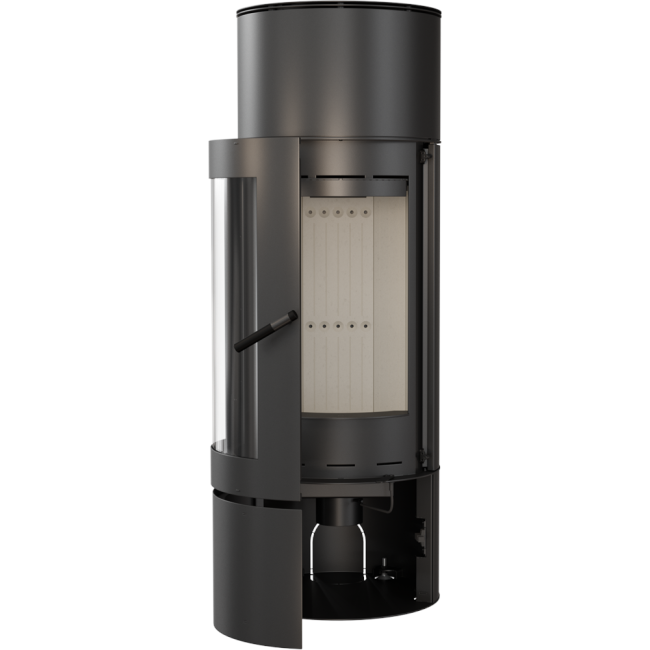 Kratki Kaminofen Antares | gebogene Panoramascheibe | 10 kW | ANTARES
