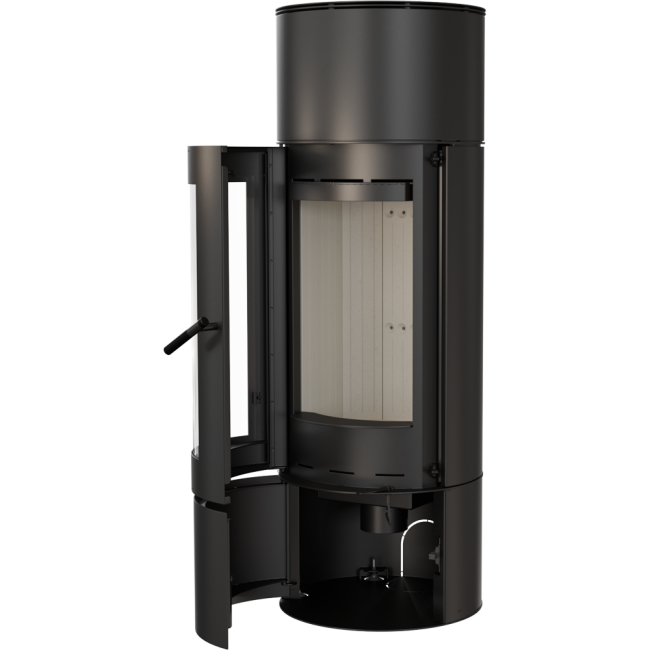 Kratki Kaminofen Antares | gebogene Panoramascheibe | 10 kW | ANTARES