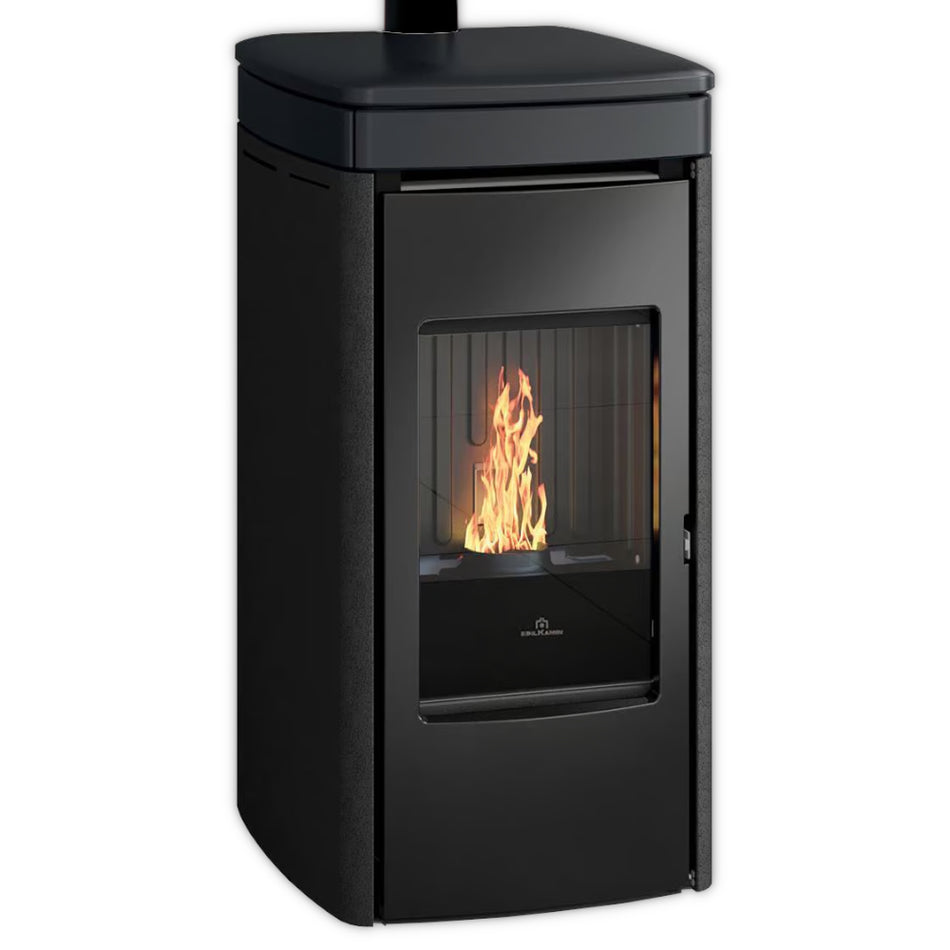 Edilkamin Pelletofen | Yana 9+ Evo | 9,2 kW | Keramik Schwarz
