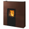 Edilkamin wasserführender Pelletofen Blade H15 | Stahl bronze | 15,3 kW