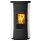 Edilkamin Pelletofen | Cherie 9 Evo AT | 9 kW | Stahl mattweiß