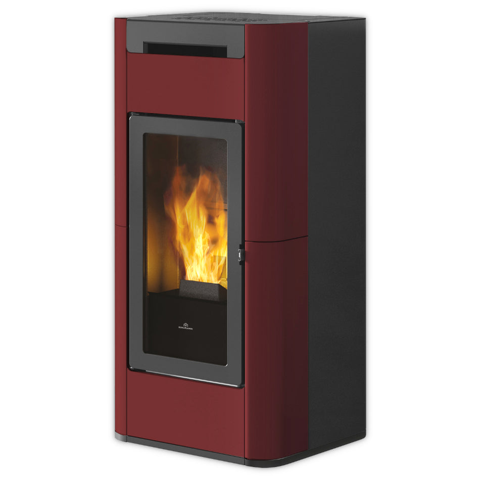Edilkamin | Tera H-Serie | Verkleidung Keramik bordeaux