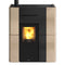 Edilkamin wasserführender Pelletofen Blade H15 | Keramik beige | 15,3 kW