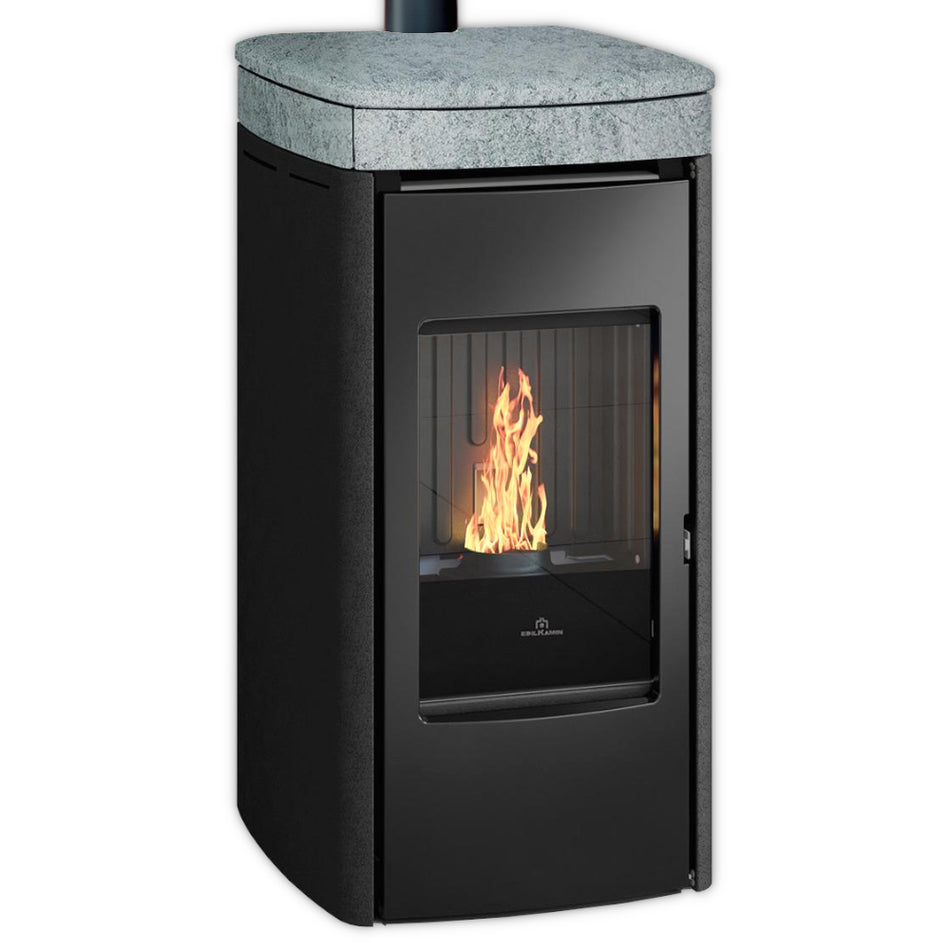 Edilkamin Pelletofen | Yana 9+ Evo | 9,2 kW | Naturstein