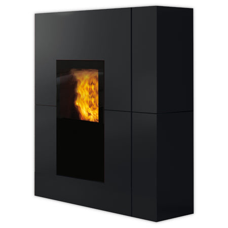 Edilkamin wasserfuehrender Kaminofen BLADE H 23 EVO, Stahl schwarz | Klimaworld.com