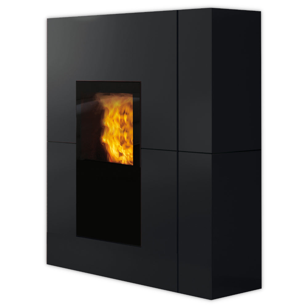 Edilkamin wasserfuehrender Kaminofen BLADE H 23 EVO, Stahl schwarz  | Klimaworld.com