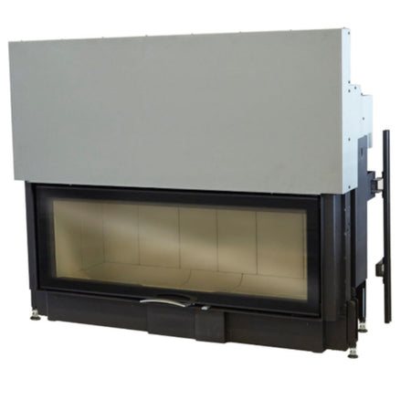 Austroflamm Kamineinsatz | 120x45 S 2.0 | Schwarz, 13 kW | Schiebetür | Klimaworld.com