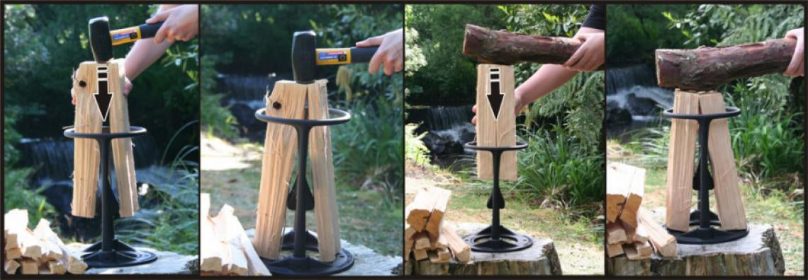 Kindling Cracker Standard Handholzspalter Arbeit mit Hammer oder Holz