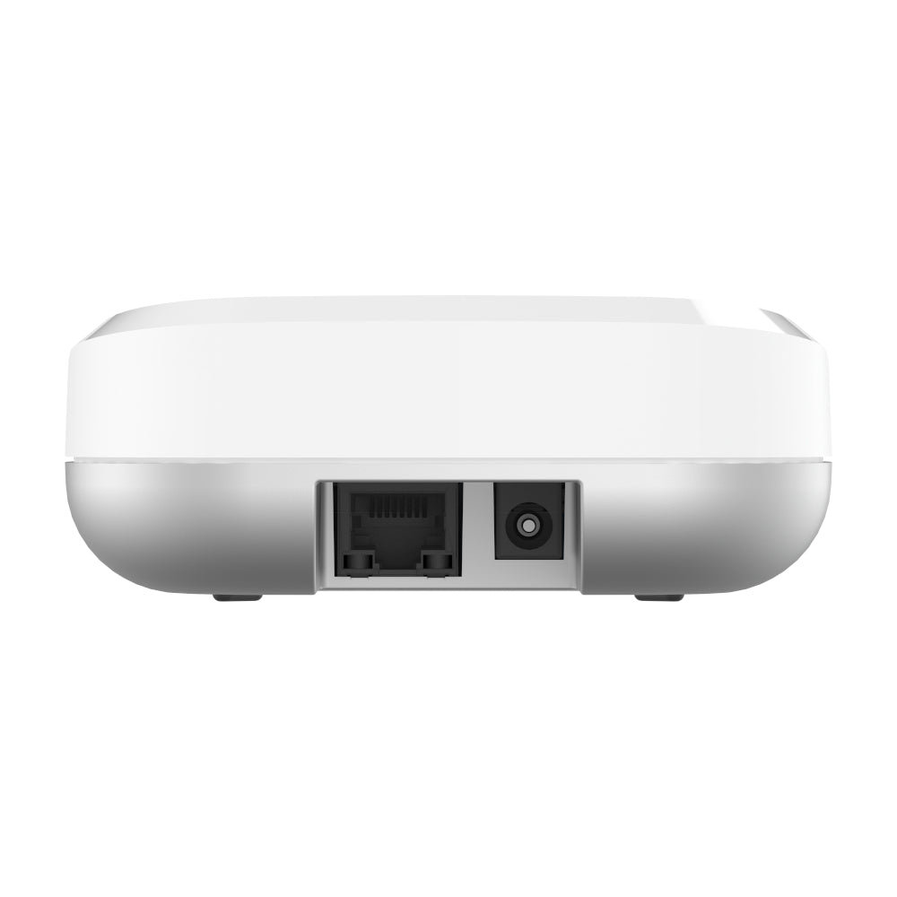 Homematic IP weisser Access Point, Steuerzentrale, Ansicht des Kabeleingangs | klimaworld.com