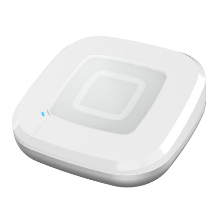 Homematic IP weisser Access Point, Steuerzentrale, Ansicht gekippt | klimaworld.com