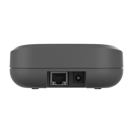 Homematic IP anthrazitfarbener Access Point, Steuerzentrale, Ansicht des Kabeleingangs | klimaworld.com