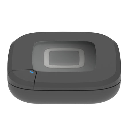Homematic IP anthrazitfarbener Access Point, Steuerzentrale, Ansicht liegend | klimaworld.com