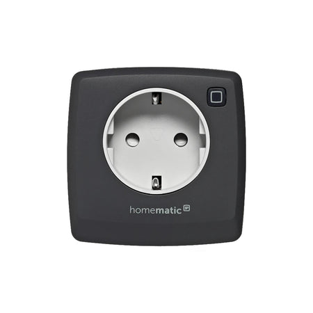 Homematic IP Schaltsteckdose | eQ-3 |HmIP-PS-2-A | anthrazit | Front | klimaworld.com