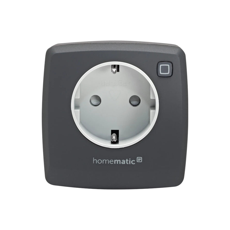 Homematic IP Dimmer-Steckdose | eQ-3 | HmIP-PDT-A | Phasenabschnitt, anthrazit | Front | klimaworld.com