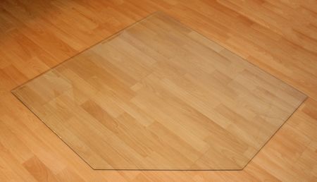 Fünfeck F17 Funkenschutzplatte aus Sicherheitsglas
