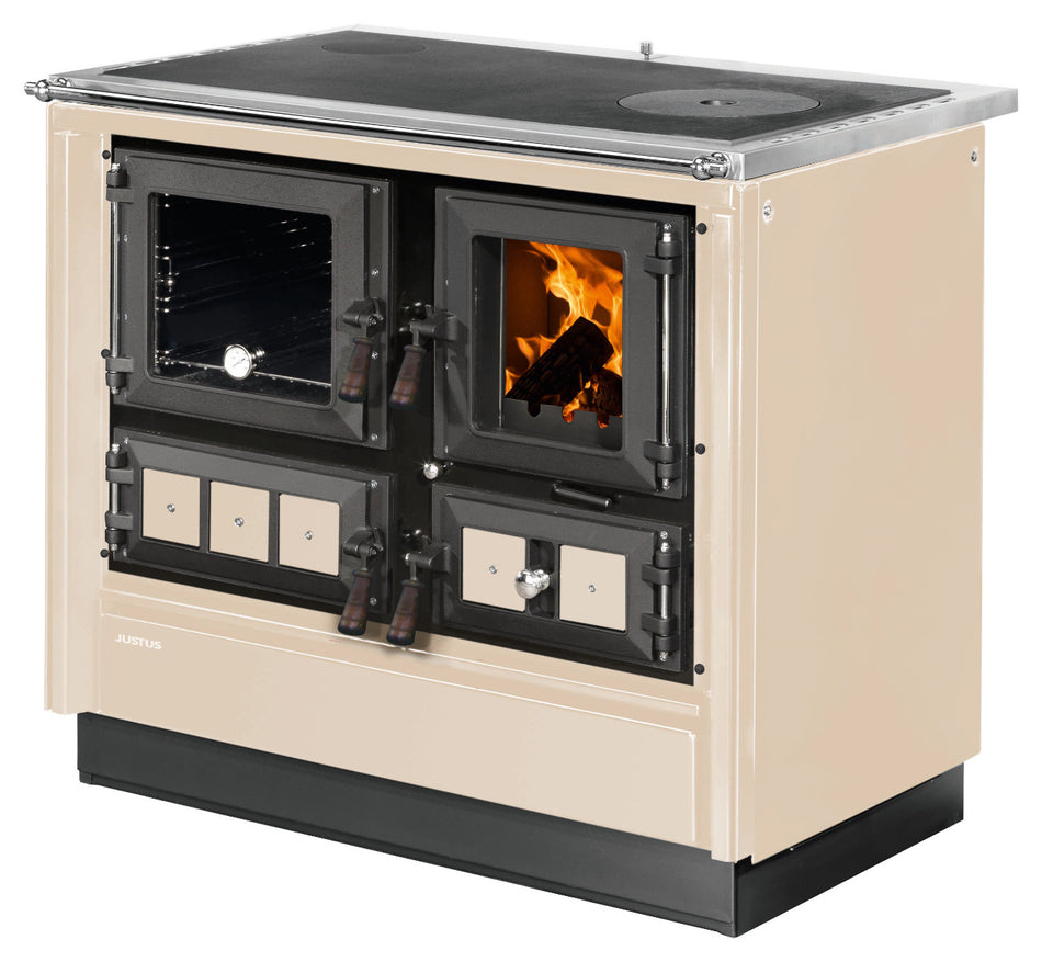 Justus Küchenofen Rustico-90 2.0 Creme | Klimaworld.com