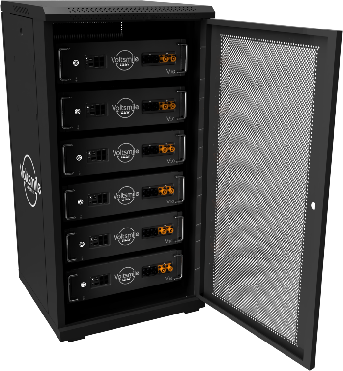 Voltsmile Batterieschrank | V-Series Rack 20U | für V10 Batterien