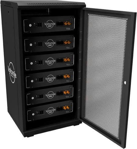 Voltsmile Batterieschrank | V-Series Rack 20U | für V10 Batterien