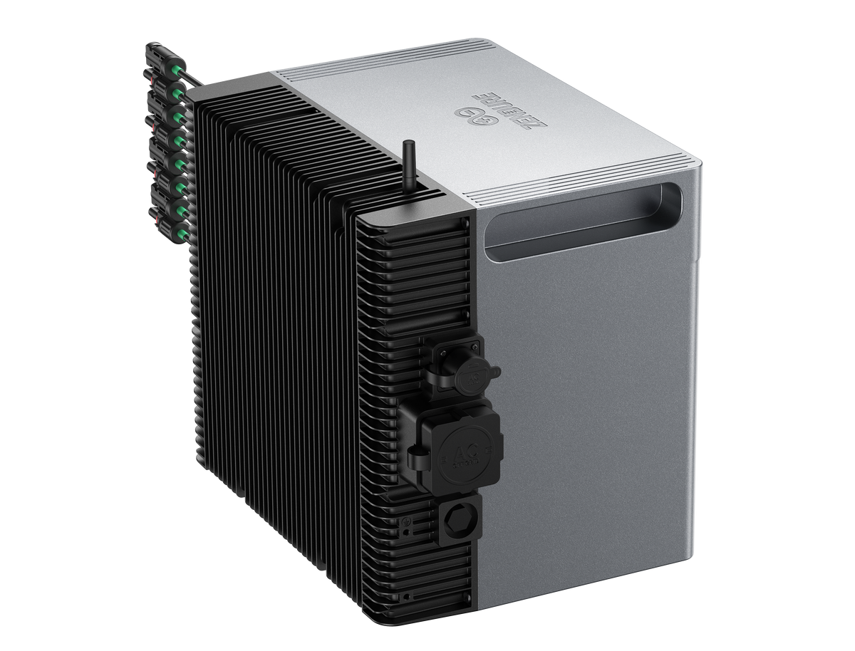 Zendure Stromspeicher SolarFlow 2400 Pro | 2,4 kW | Ansicht schräg hinten links | Klimaworld.com