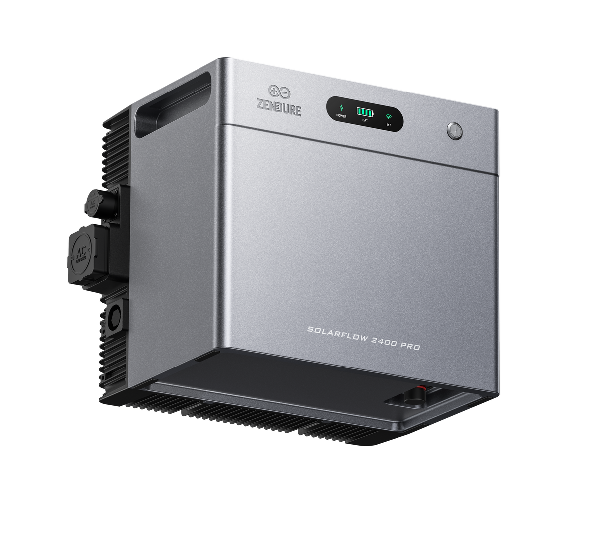 Zendure Stromspeicher SolarFlow 2400 Pro | 2,4 kW | Ansicht schräg unten links | Klimaworld.com