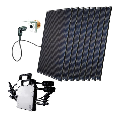 Balkonkraftwerk 2500 W, Photovoltaikanlage | klimaworld.com